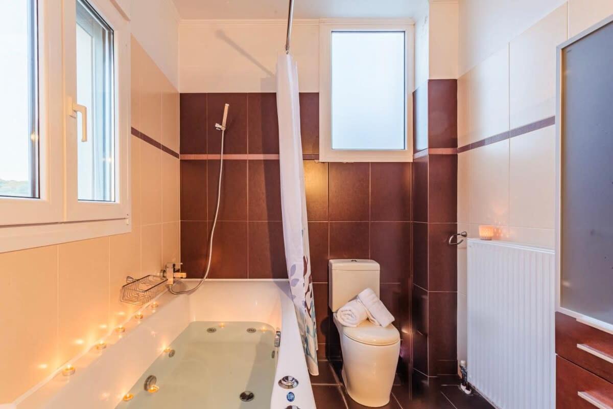 Navarino Captains Villa - Lux Private Pool Retreat Marathopoli Exteriör bild