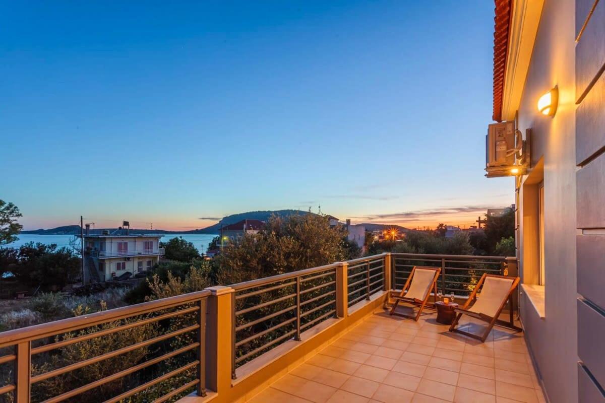 Navarino Captains Villa - Lux Private Pool Retreat Marathopoli Exteriör bild