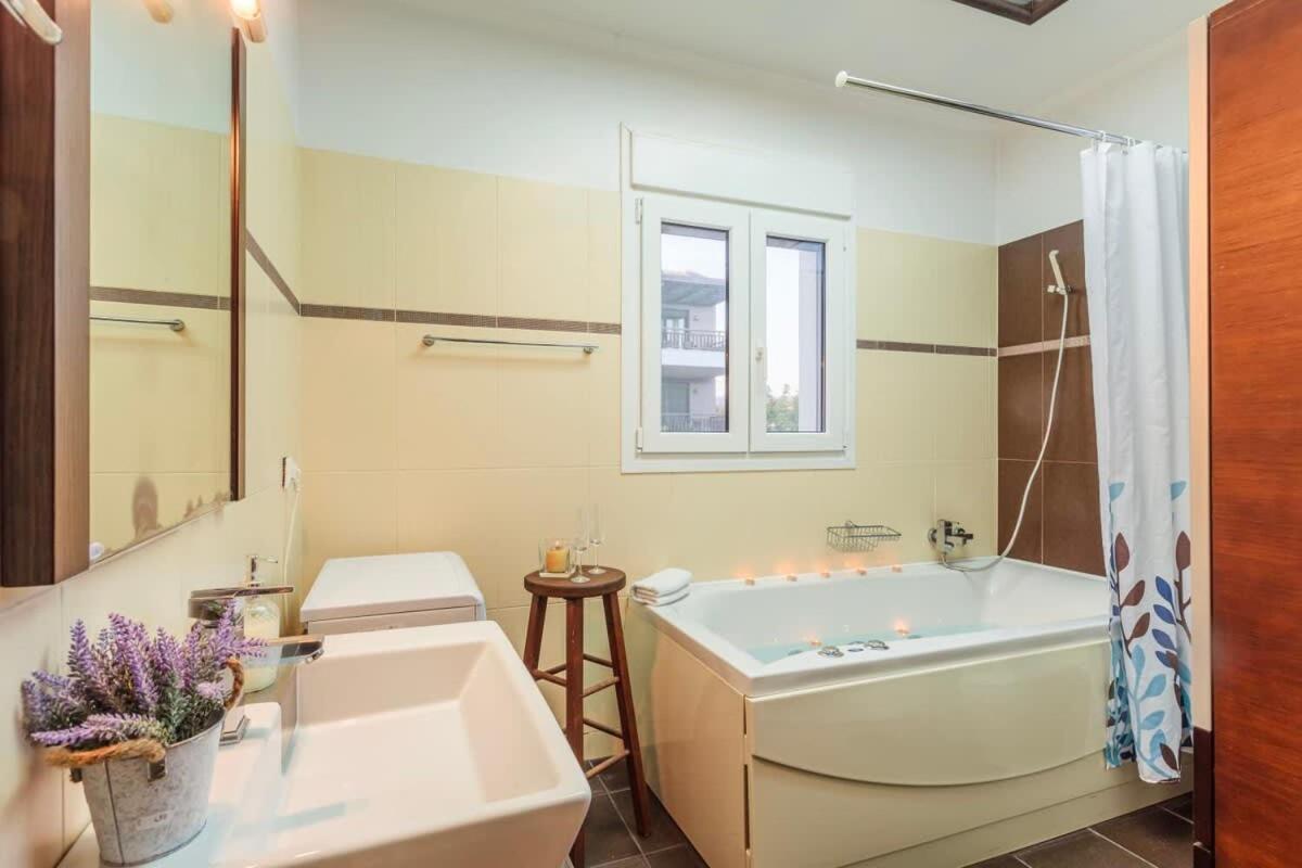 Navarino Captains Villa - Lux Private Pool Retreat Marathopoli Exteriör bild