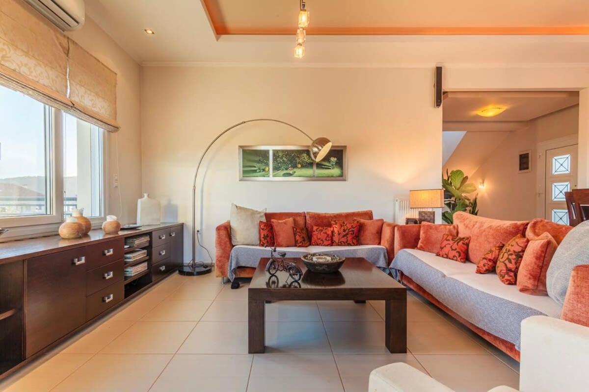 Navarino Captains Villa - Lux Private Pool Retreat Marathopoli Exteriör bild
