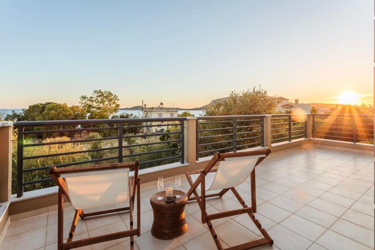 Navarino Captains Villa - Lux Private Pool Retreat Marathopoli Exteriör bild