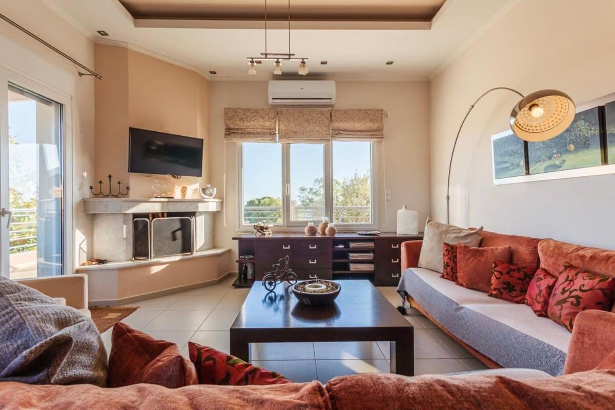 Navarino Captains Villa - Lux Private Pool Retreat Marathopoli Exteriör bild