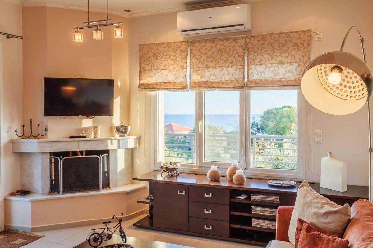 Navarino Captains Villa - Lux Private Pool Retreat Marathopoli Exteriör bild