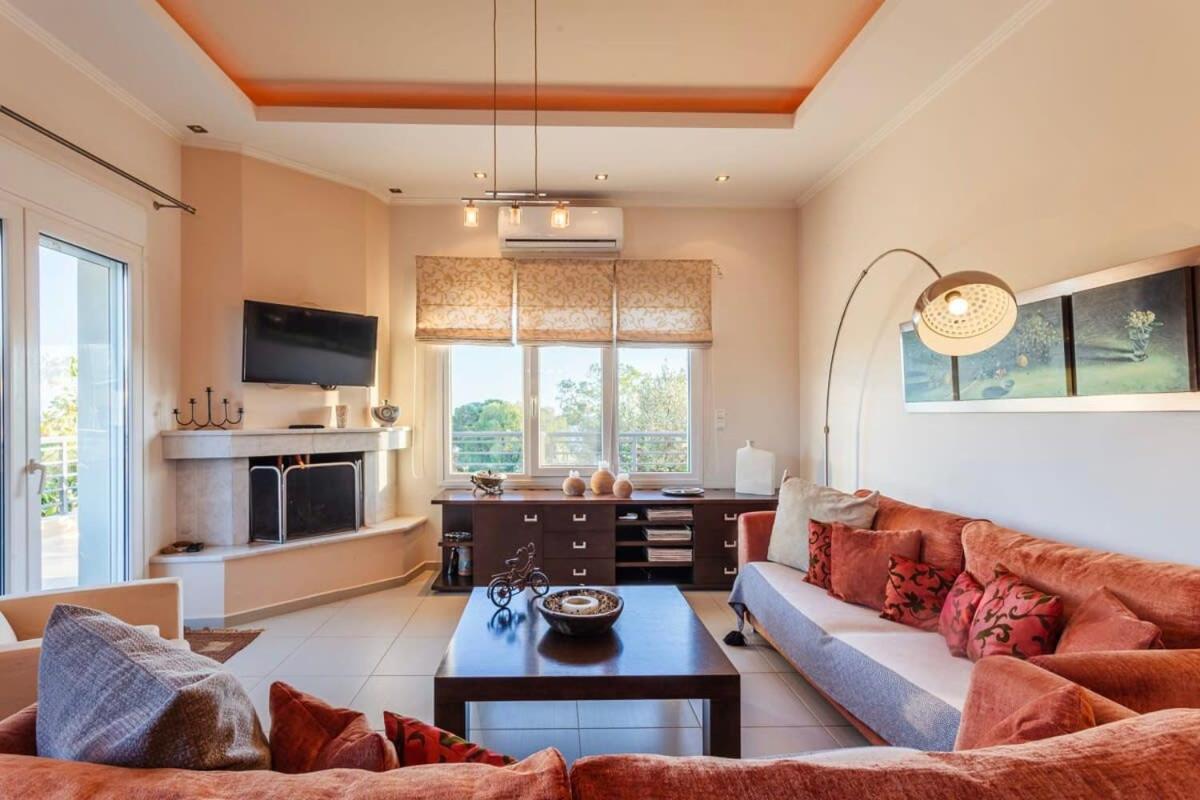 Navarino Captains Villa - Lux Private Pool Retreat Marathopoli Exteriör bild