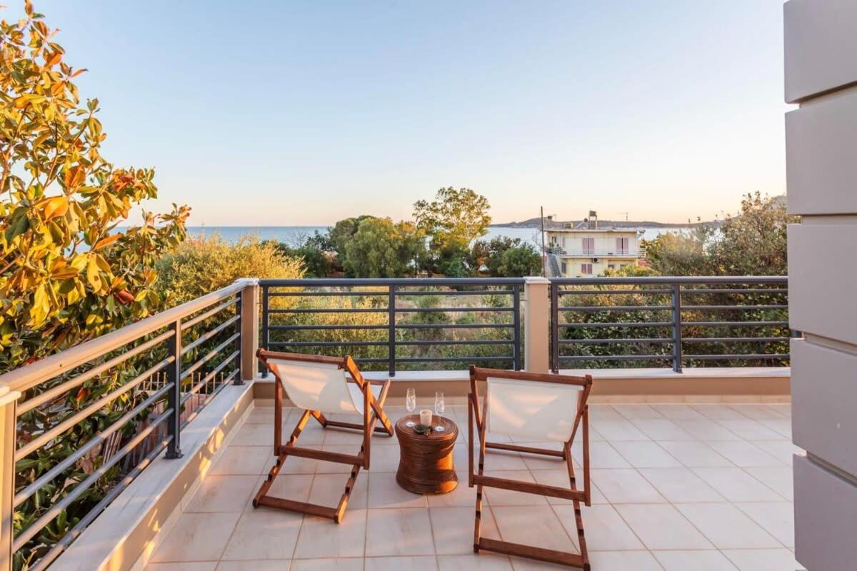 Navarino Captains Villa - Lux Private Pool Retreat Marathopoli Exteriör bild
