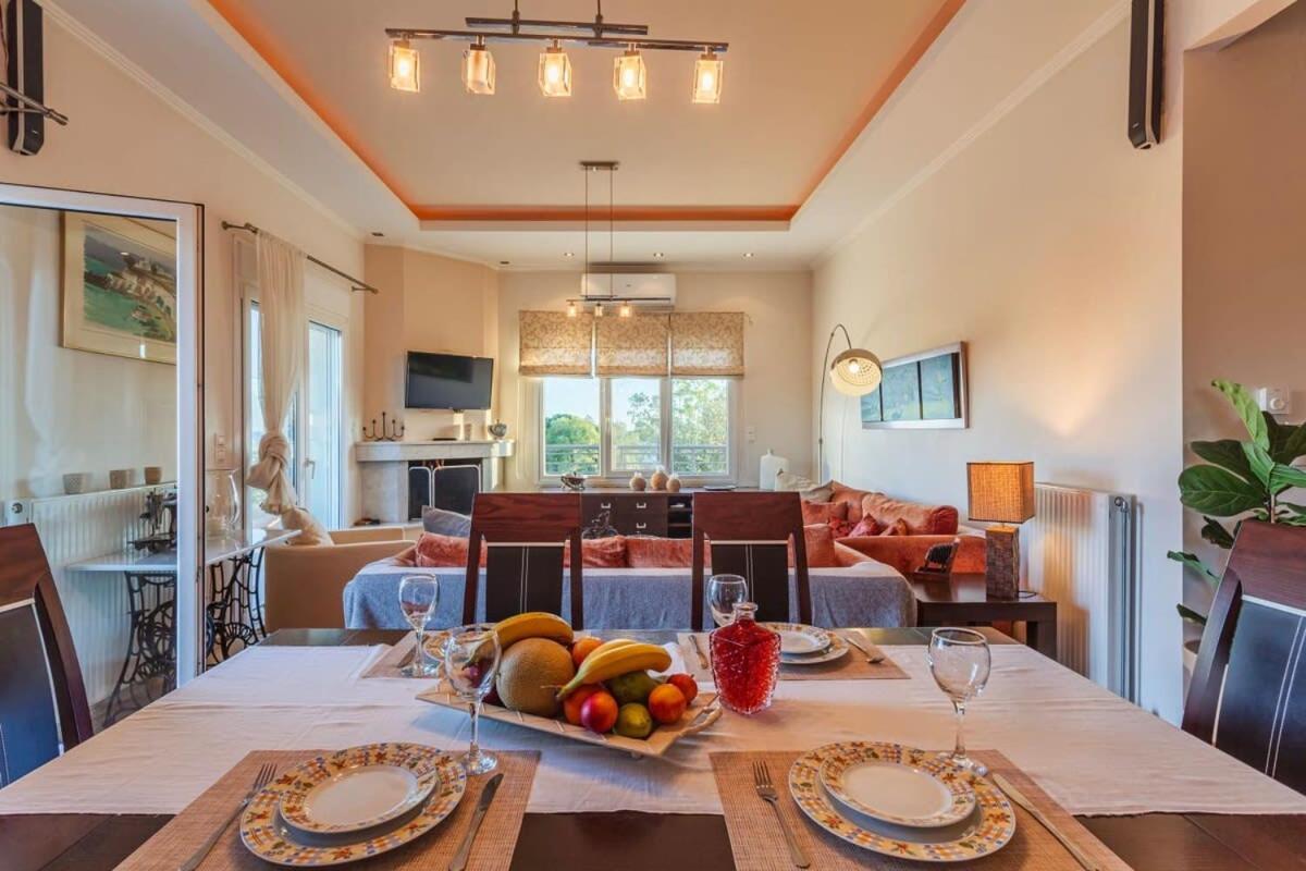 Navarino Captains Villa - Lux Private Pool Retreat Marathopoli Exteriör bild