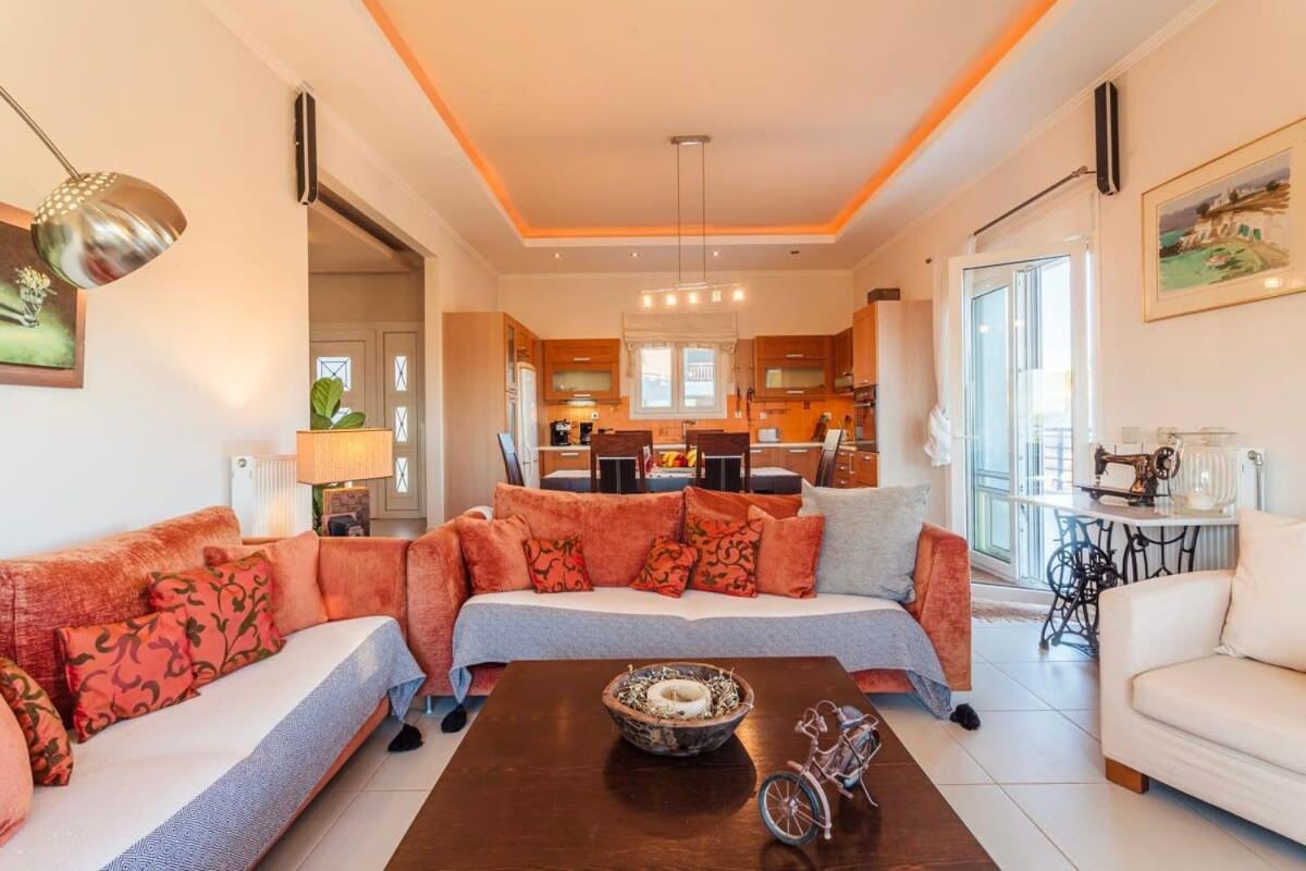 Navarino Captains Villa - Lux Private Pool Retreat Marathopoli Exteriör bild
