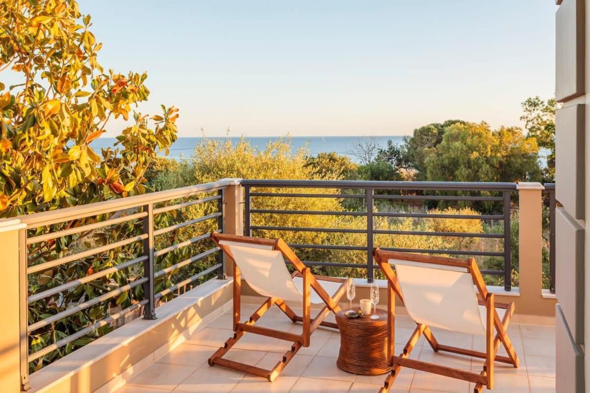 Navarino Captains Villa - Lux Private Pool Retreat Marathopoli Exteriör bild